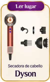 Primer lugar: secadora de cabello Dyson