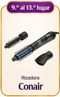 Noveno al decimotercer lugar: rizadora Conair